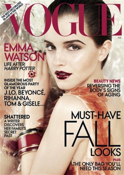 emma watson vogue 2011 us. Emma Watson for VOGUE US